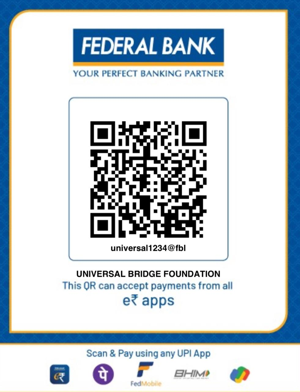 Scan & Donate QR Code